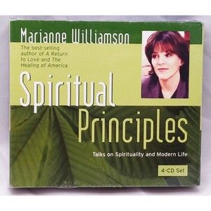 Spiritual Principles by Marianne Williamson 4-CDs, Brand New Sealed, Self-Help